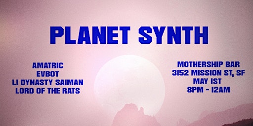 Imagem principal do evento Planet Synth 5/1