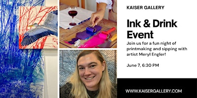 Image principale de Ink & Drink Event with artist Meryl Engler