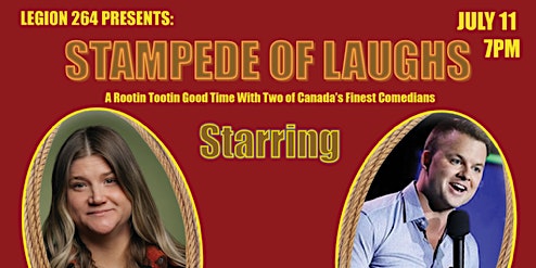 Image principale de Stampede of Laughs Comedy Night featuring Brittany Lyseng and Todd Ness