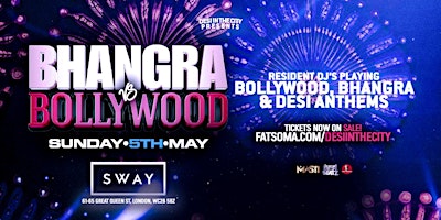 Imagen principal de Desi In The City presents BHANGRA VS BOLLYWOOD!
