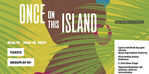 Imagem principal de ONCE ON THIS ISLAND