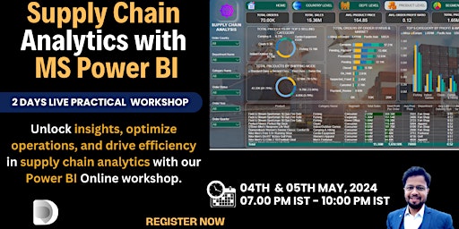 2 Days Live Workshop on Supply Chain Analytics with Power BI