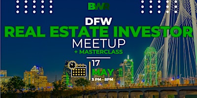 Image principale de DFW Investor Meetup + Masterclass