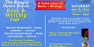The Boogie Down Bronx Book & Writing Fair! primary image