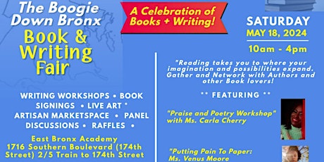 The Boogie Down Bronx Book & Writing Fair!