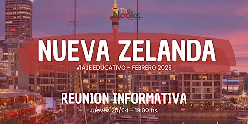 The Nooks Travel: Nueva Zelanda 2025 - Reunión informativa primary image