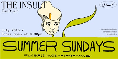 Summer Sundays @ Huda / The Insult Film Screening  primärbild