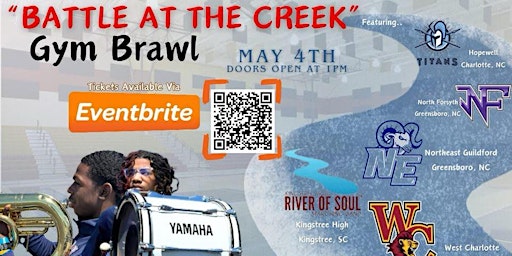 Imagem principal do evento "Battle at the Creek" Gym Brawl!
