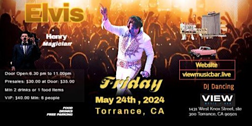 Image principale de Torrance, CA  viva Vegas Magic Show tributing Elvis King of Rock and Roll