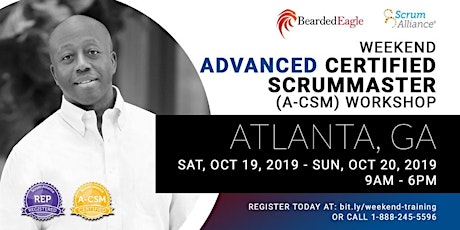 Weekend Advanced Certified Scrum Master Workshop – Atlanta primary image