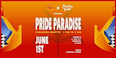 Imagem principal do evento READ THE ROOM X PARADISE GROTTO: Pride Paradise - June 1st ️‍
