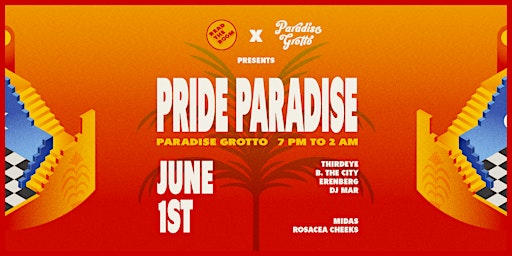 Imagem principal de READ THE ROOM X PARADISE GROTTO: Pride Paradise - June 1st ️‍