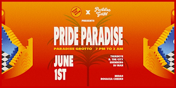 READ THE ROOM X PARADISE GROTTO: Pride Paradise - June 1st ️‍