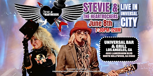 Stevie & The HeartRockers Band at Universal Bar & Grill primary image