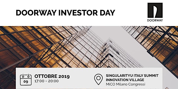 2° Doorway Investor Day Milano | SingularityU Summit Innovation Village