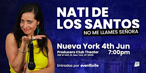 Imagem principal do evento No me digas Señora - Nati De los Santos
