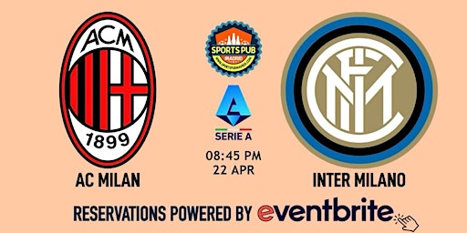 AC Milan v Inter Milano | Serie A Italia - Sports Pub Malasaña primary image