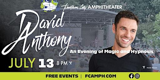 Image principale de David Anthony: An Evening of Magic and Hypnosis Premier Seating