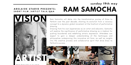 Adelaide Studio:  Artist Talk/Director Draw to Perform  Ram Samocha
