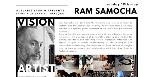 Adelaide Studio:  Artist Talk/Director Draw to Perform  Ram Samocha primary image