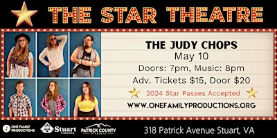 The Judy Chops @ The Star Theatre primary image