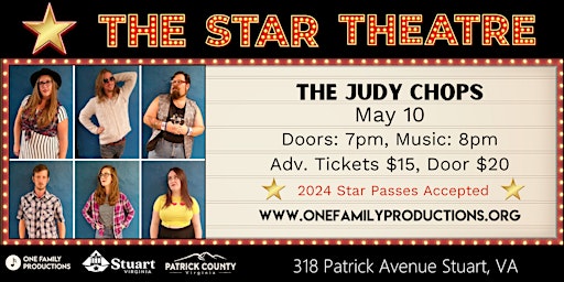 Imagem principal de The Judy Chops @ The Star Theatre