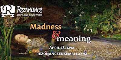 Imagem principal do evento Rezonance Ensemble: Madness and Meaning