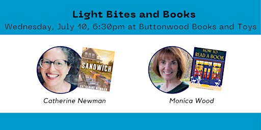 Light Bites and Books with Catherine Newman and Monica Wood!  primärbild