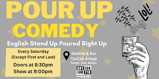 Primaire afbeelding van Pour Up Comedy | English Stand Up Comedy (Berlin)