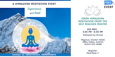 Experience Your Soul -  Meditation With The Self Realised Himalayan Master primary image