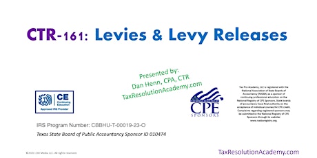 Let's Talk Levies & Levy Releases