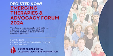 CCHF Emerging Therapies & Advocacy Forum