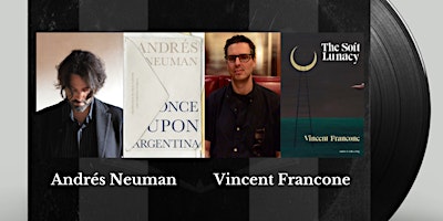 Immagine principale di Authors on Tap:  Andrés Neuman and Vincent Francone 