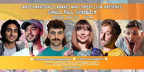 Vancouver's Hottest  Stand-Up Comedy Show - Saturday April 27th 8:00pm