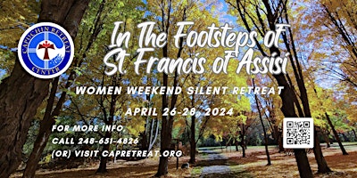 Image principale de Women's Weekend Silent Retreat: "In the Footsteps of St. Francis of Assisi"