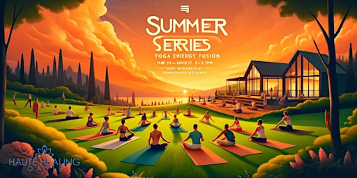 Immagine principale di Summer Series: Yoga Energy Fusion  Practice, Tuesday May 28-August 27th 