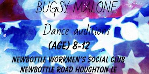 Imagem principal do evento Bugsy Malone audition