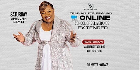 TRAINING FOR REIGNING SCHOOL OF DELIVERANCE EXTENDED