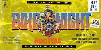 Bike Night at Hooters Roswell primary image