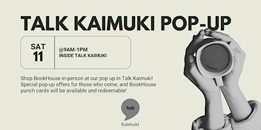 Primaire afbeelding van Talk Kaimuki Pop Up