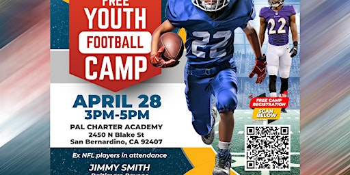FREE YOUTH FOOTBALL CAMP primary image