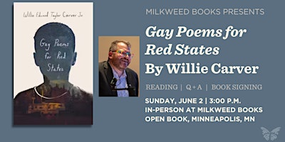 Imagem principal do evento In Person: Willie Edward Taylor Carver Jr. at Milkweed Books