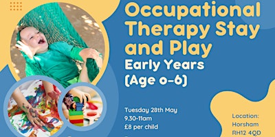 Imagem principal do evento Occupational Therapy Stay and Play Age 0-6