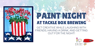 Image principale de Paint Night-Patriotic Planter