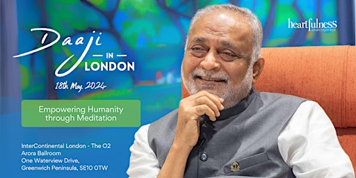 Image principale de Daaji in London: Empowering Humanity through Meditation