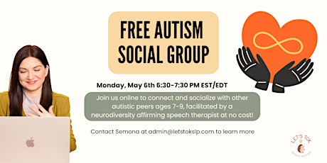 Free Autism Social Group