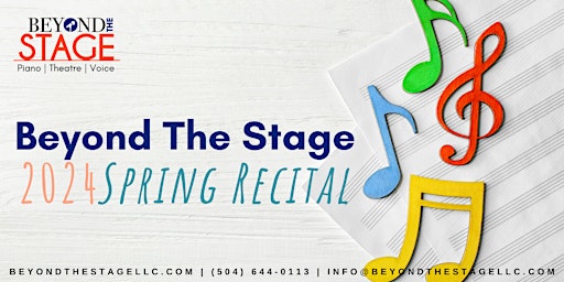 Hauptbild für Beyond The Stage Annual Spring Recital