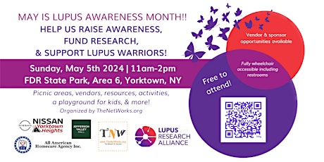 Lupus Awareness Month Fundraising Event at FDR State Park