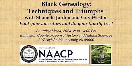 Black Genealogy:  Techniques and Triumphs