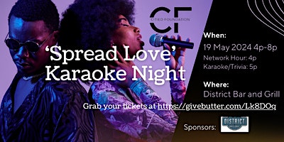 Primaire afbeelding van Spread Love Karaoke Night: A Fundraiser for CITIED Foundation